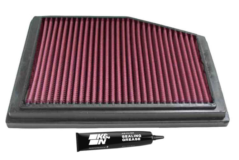 K&N Replacement Air Filter — Fits Porsche Boxster 2.5L H6 96-99, 2.7/3.2L H6 99-04