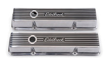 Cargar imagen en el visor de la galería, Edelbrock Valve Cover Elite II Series Chevrolet 1959-1986 262-400 CI V8 Low Polished