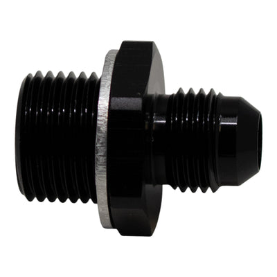 DeatschWerks 6AN to M18 x 1.5 Metric Adapter - Anodized Matte Black