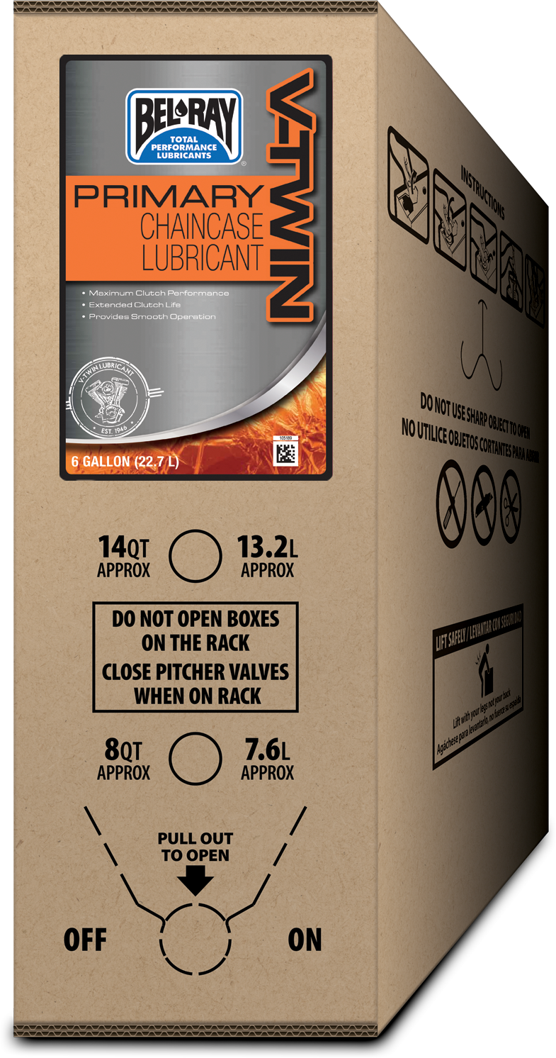 BEL-RAY Primary V-Twin Chaincase Lube 6GAL BIB (301830150033)