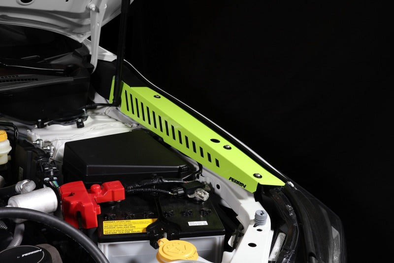 Perrin 22-23 Subaru WRX Fender Shroud Set - Neon Yellow