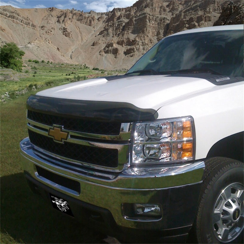 Stampede 2011-2014 Chevy Silverado 3500 Vigilante Premium Hood Protector - Smoke