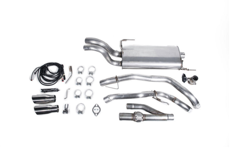 Kit de escape Cat-Back activo de Roush para Ford F-150 2015-2020 de 2,7 l/3,3 l/3,5 l/5,0 l (excepto Raptor y cabina corta)