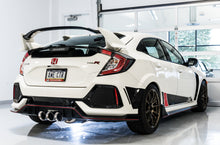 Cargar imagen en el visor de la galería, AWE Tuning 2017+ Honda Civic Type R Track Edition Exhaust w/Front Pipe &amp; Triple Chrome Silver Tips