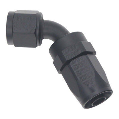 DeatschWerks 8AN 60-Degree Swivel Hose End CPE - Anodized Matte Black
