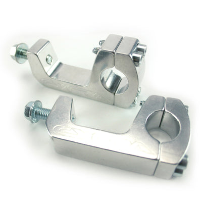 Cycra Standard 7/8 in. Bar U Clamp Silver — Universal Fitment