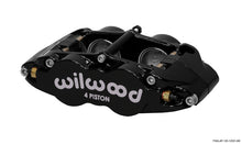 Cargar imagen en el visor de la galería, Wilwood Caliper-Narrow Superlite 4R - Black 1.75/1.75in Pistons 1.25in Disc