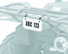 Load image into Gallery viewer, Quadboss ATV License Plate Kit - White