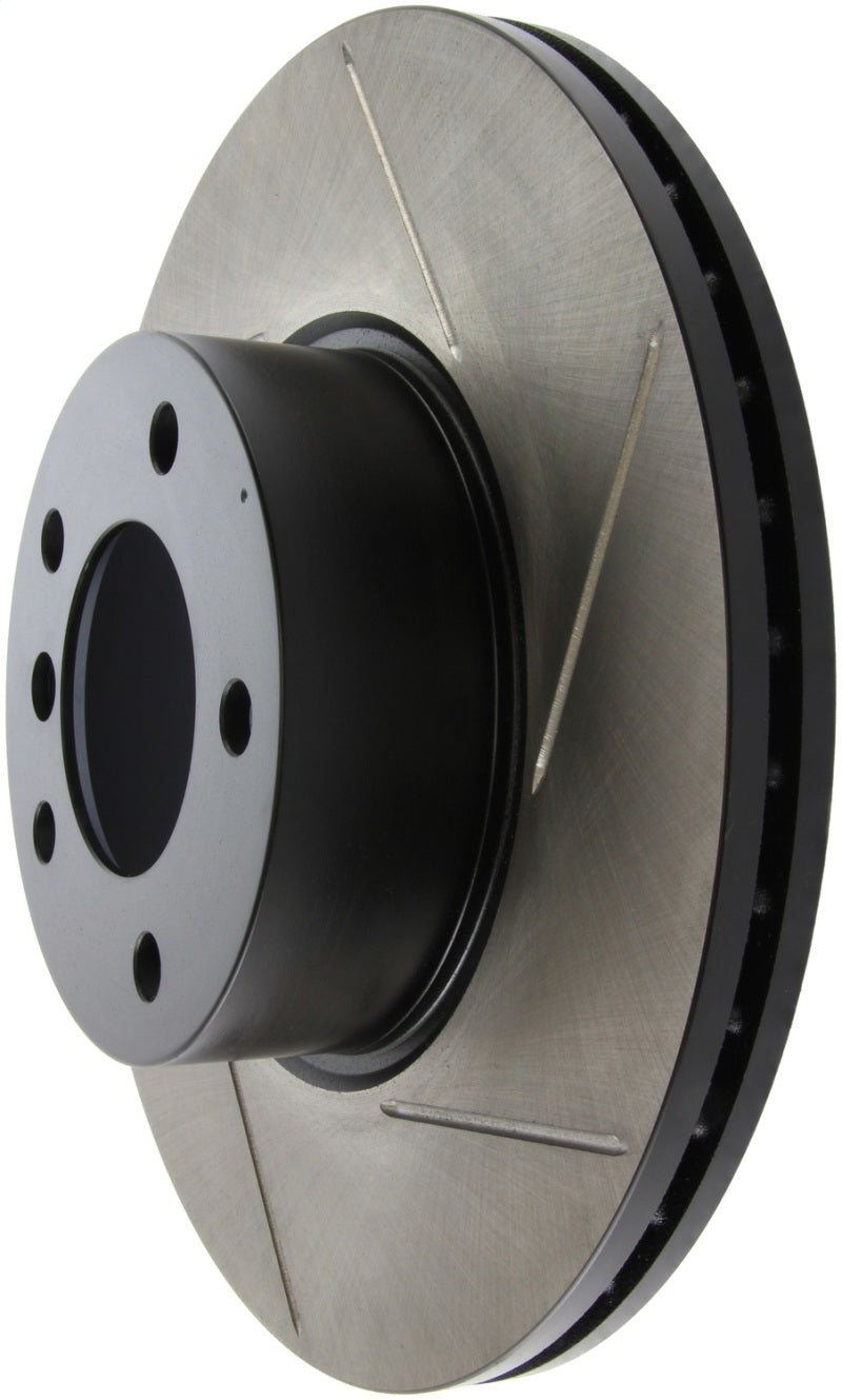 StopTech Power Slot Slotted Rotor — Fits 2007-2014 BMW 328i, 2009-2013 BMW 328i xDrive, 2012-2013 BMW X1