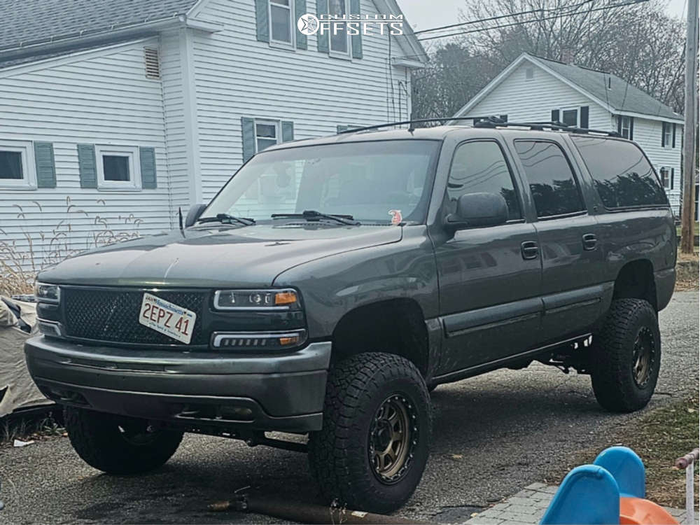 KMC Wheels KM548 17X9 6X5.5 M-BRZ BLK-LP -12MM