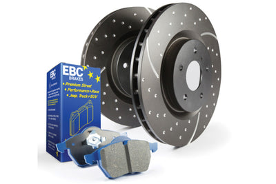 EBC S6 Bluestuff Pad & GD Rotor Kit — Fits 2014-2023 Cadillac CTS & Camaro
