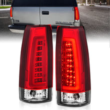 Cargar imagen en el visor de la galería, ANZO 1999-2000 Cadillac Escalade LED Taillights Chrome Housing Red/Clear Lens Pair