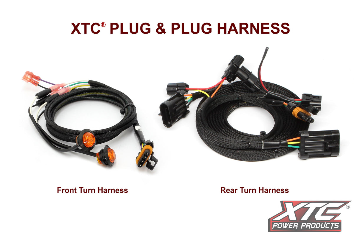XTC Power Products Auto Turn Signal KIT w/ Billet Lever and Front DRL Lights HON (ATS-L-HON-S32-DRL)