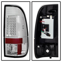 Cargar imagen en el visor de la galería, Luces traseras LED Spyder Ford Super Duty 08-15 cromadas ALT-YD-FS07-LED-C