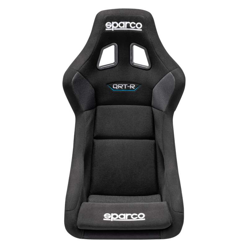 Sparco QRT-R Racing Seat - Black — Fits Most Vehicles (Requires 600QRT Mount)