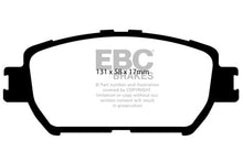 Cargar imagen en el visor de la galería, EBC 06-07 Lexus GS300 3.0 Yellowstuff Front Brake Pads