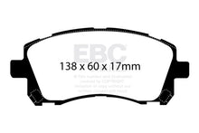 Cargar imagen en el visor de la galería, EBC 98-02 Subaru Forester 2.5 Greenstuff Front Brake Pads