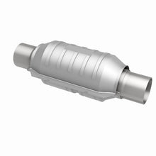 Cargar imagen en el visor de la galería, MagnaFlow Conv Univ 2in Inlet/Outlet Ctr/Ctr Round 9in Body L x 5.125in W x 13in Overall L 49 State