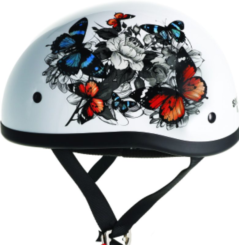 Skid Lids White Rose Original Helmet - Large