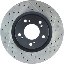 Cargar imagen en el visor de la galería, Rotor delantero izquierdo ranurado y perforado StopTech 00-09 S2000