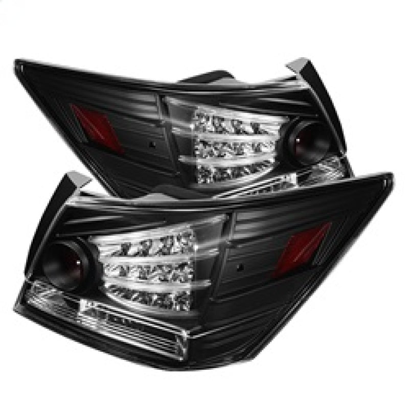 Luces traseras LED Spyder Honda Accord 08-12 4DR negras ALT-YD-HA08-4D-LED-BK