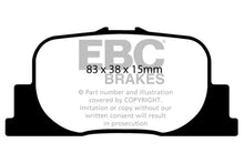 Cargar imagen en el visor de la galería, EBC 00-01 Lexus ES300 3.0 Greenstuff Rear Brake Pads