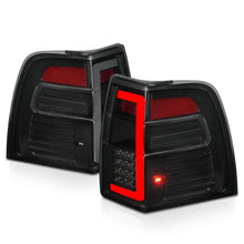 Cargar imagen en el visor de la galería, ANZO 07-17 Ford Expedition LED Taillights w/ Light Bar Black Housing Smoke Lens