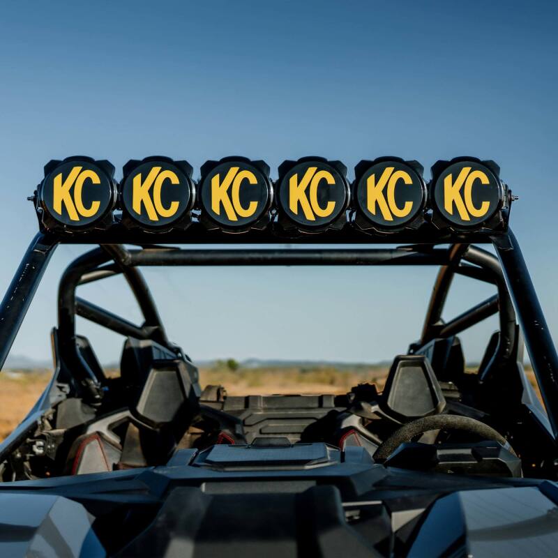 KC HiLiTES 39in. Pro6 Gravity LED 6-Light 120w Combo Beam Light Bar — Fits 2022-2024 Polaris RZR Pro R