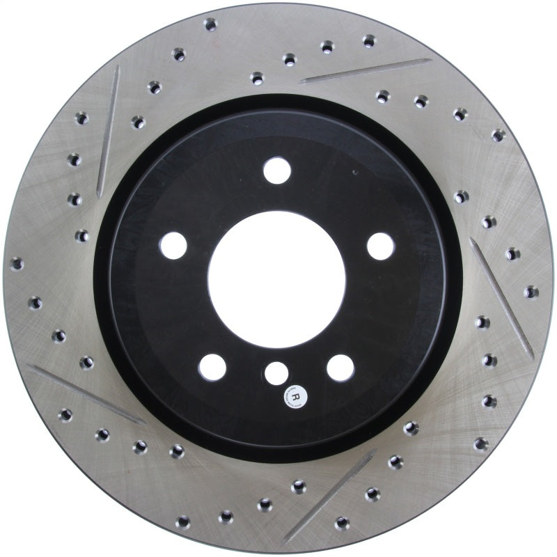 Rotor trasero derecho ranurado y perforado StopTech 06 BMW 330 / 07-09 BMW 335