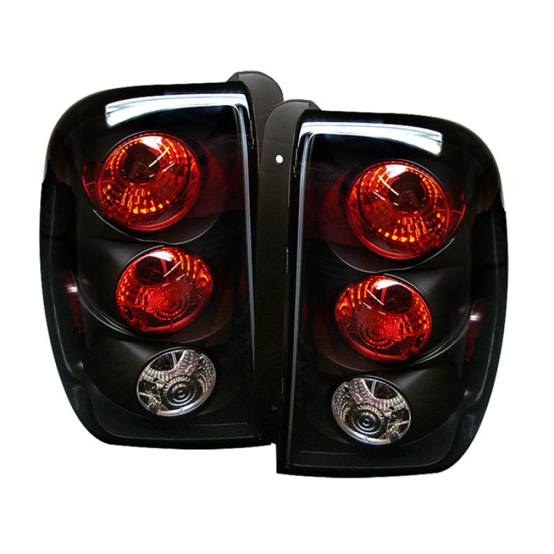 Luces traseras de estilo europeo Spyder Chevy TrailBlazer 02-09, color negro ALT-YD-CTB02-BK