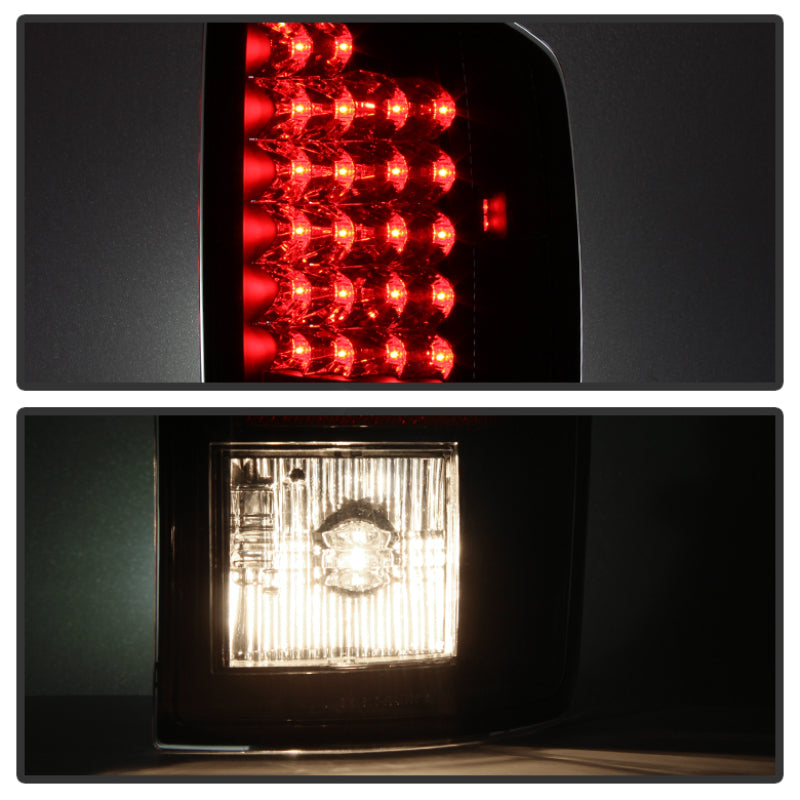 Luces traseras LED Spyder Dodge Ram 07-08 1500/Ram 07-09 2500/3500 negras ALT-YD-DRAM06-LED-BK