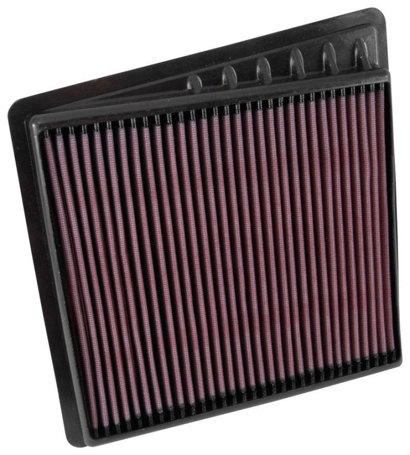 K&N 33-5058 Drop-In Air Filter — Fits 2016-2024 Nissan Titan XD V8-5.6L