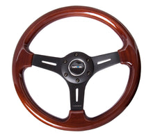 Cargar imagen en el visor de la galería, NRG Classic Wood Grain Steering Wheel (330mm) Wood Grain w/Matte Black 3-Spoke Center