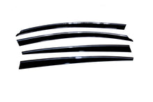 Cargar imagen en el visor de la galería, AVS 06-12 Lexus GS300 Ventvisor Low Profile Deflectors 4pc - Smoke w/Chrome Trim