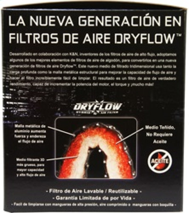 AEM Dryflow Conical Air Filter - 5.5in Base OD x 4.75in Top OD x 5in Height