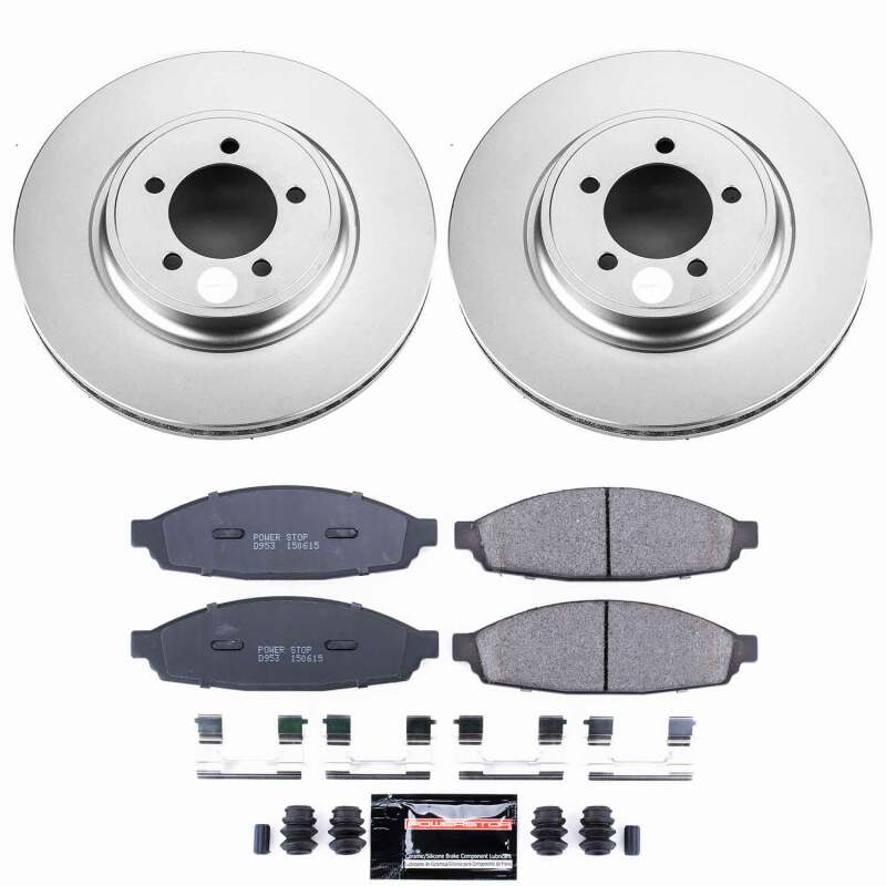 Power Stop 03-05 Lincoln Aviator Front Z23 Coated Brake Kit