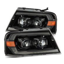 Cargar imagen en el visor de la galería, AlphaRex 04-08 Ford F150 PRO-Series Projector Headlights Chrome w/ Sequential Signal and DRL