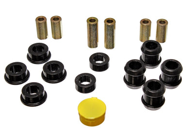 Energy Suspension Hyper-Flex Black Front Control Arm Bushing Set — Fits 88-91 Honda Civic CRX