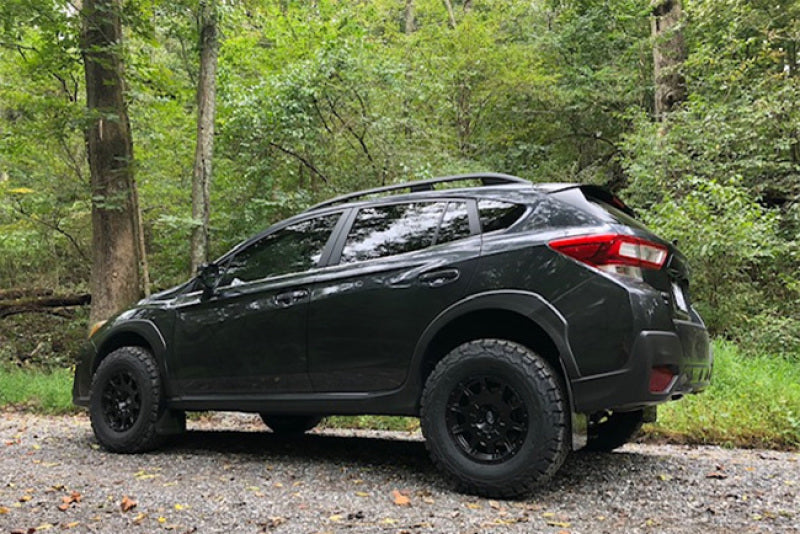 Rally Armor 18-22 Subaru Crosstrek Lift/AT Black UR Mud Flap w/ Orange Logo