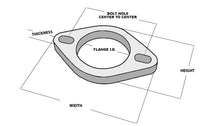 Cargar imagen en el visor de la galería, Vibrant 2-Bolt T304 SS Exhaust Flange (3in I.D.)