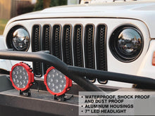 Cargar imagen en el visor de la galería, Raxiom 97-18 Jeep Wrangler TJ/JK Axial Series LED Daymaker Headlights- Black Housing (Clear Lens)