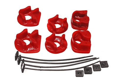 Energy Suspension Red Motor Mount Inserts — Fits 90-93 Acura Integra