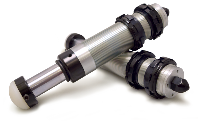 DV8 Offroad Hydraulic Bump Stop Pair — 2.0 x 2.5in Stroke for Jeep JK