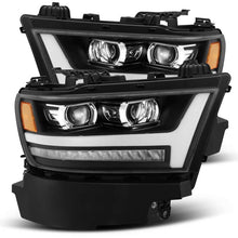 Cargar imagen en el visor de la galería, AlphaRex 19-20 Ram 1500HD PRO-Series Proj Headlight Plnk Style Blk w/Activ Light/Seq Signal/Plnk DRL