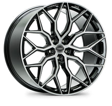 Cargar imagen en el visor de la galería, Vossen HF-2 22x12 / 5x120 / ET25 / Super Deep Face / 74.1 - Brushed Gloss Black Wheel