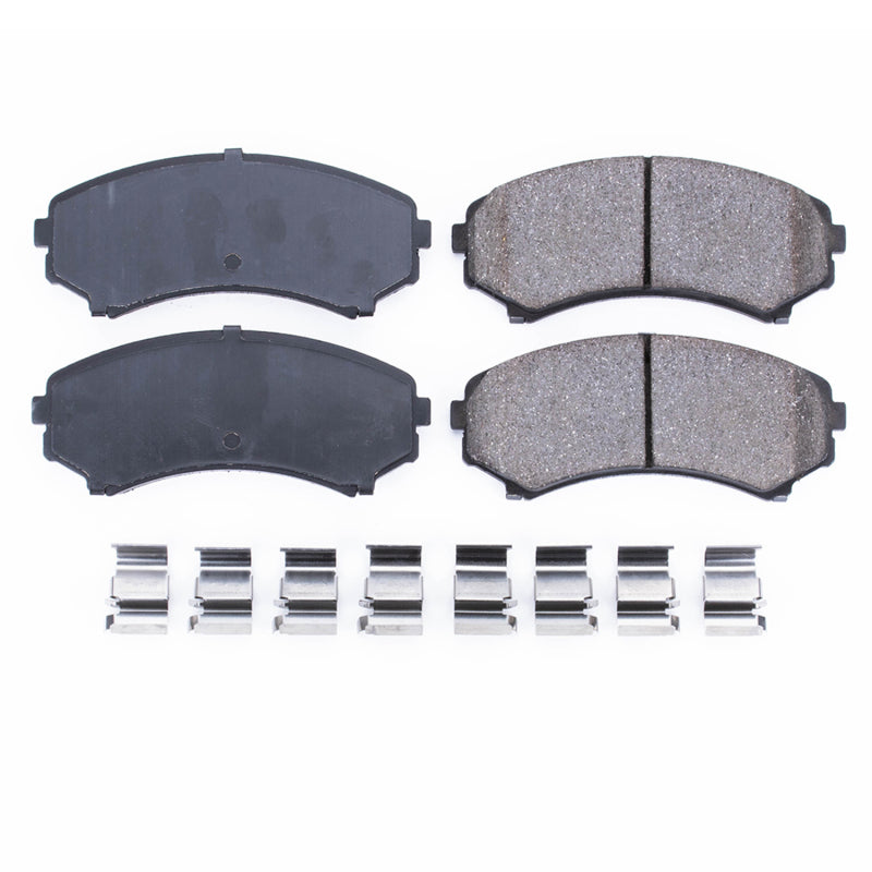 Power Stop 2002 Honda Passport Front Z17 Evolution Ceramic Brake Pads w/Hardware