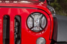 Cargar imagen en el visor de la galería, Rugged Ridge 07-18 Jeep Wrangler JK/JKU Textured Black Elite Headlight Euro Guards