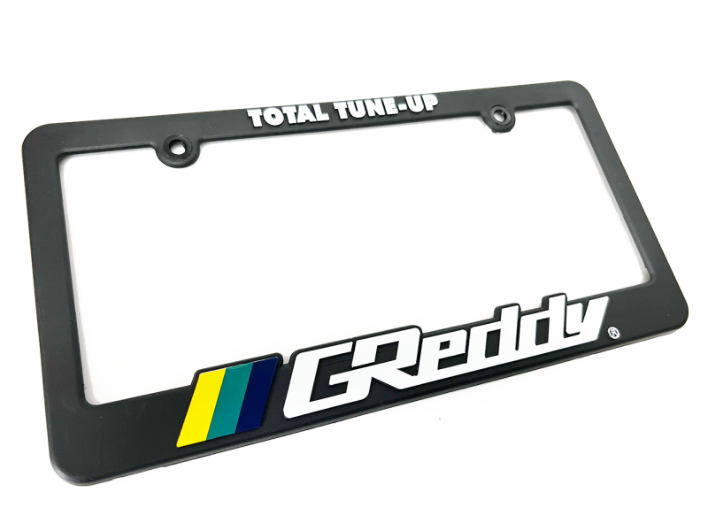 GReddy Total Tune Up License Plate Frame — 3 Color Logo