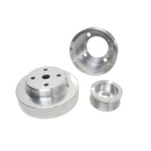 Cargar imagen en el visor de la galería, BBK 86-93 Mustang 5.0 Underdrive Pulley Kit - Lightweight CNC Billet Aluminum (3pc)