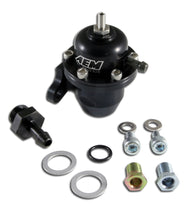 Cargar imagen en el visor de la galería, AEM 98-99 Acura CL / 00-05 S2000 / 98-02 Accord / 96-00 Civic Black Adjustable Fuel Pressure Regulat